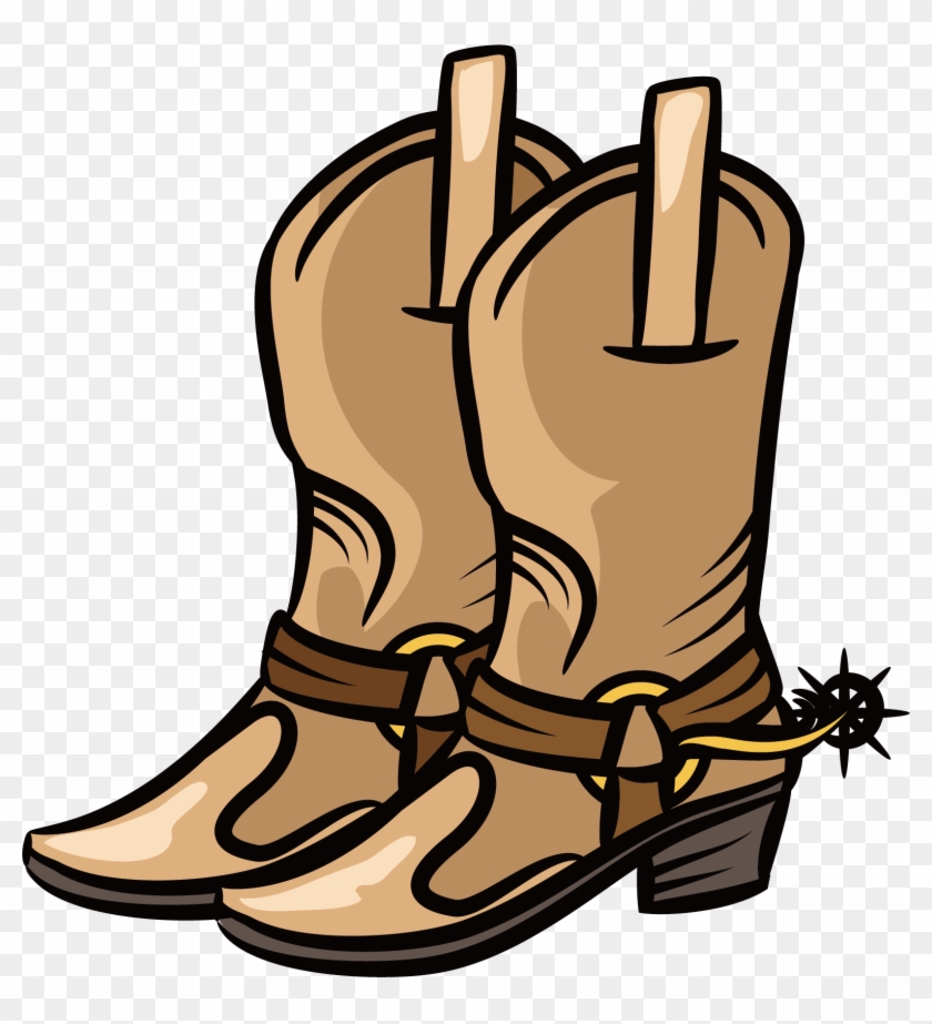 Cowboy Boot Shoe Clip Art - Cowboy Boot Shoe Clip Art #364164