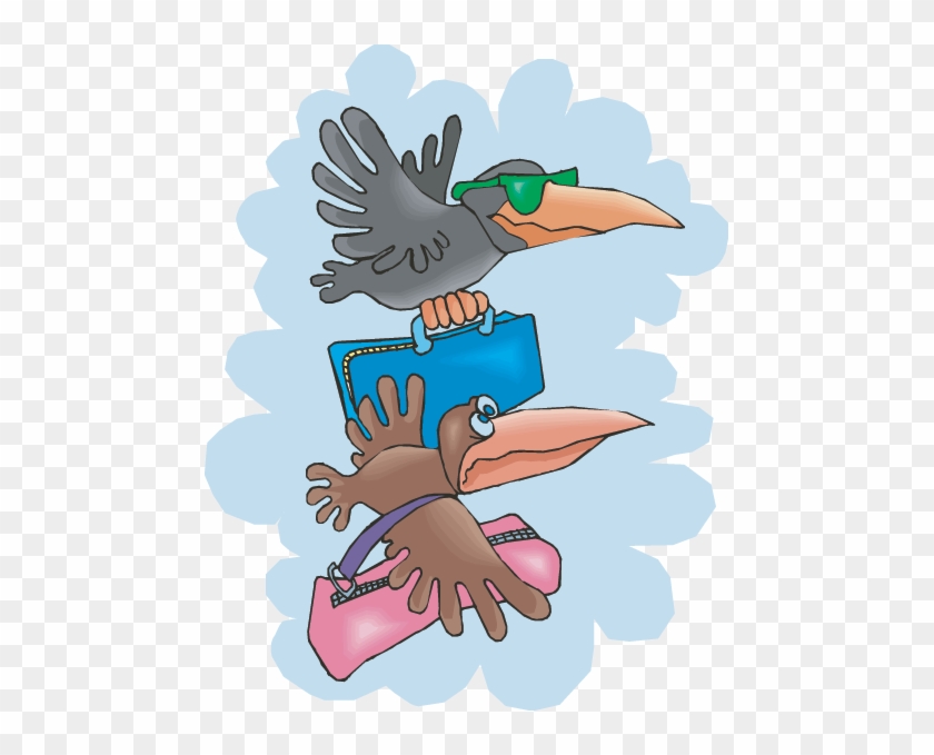 Pin Migrating Birds Clipart - Migrating Bird Cartoon #364133