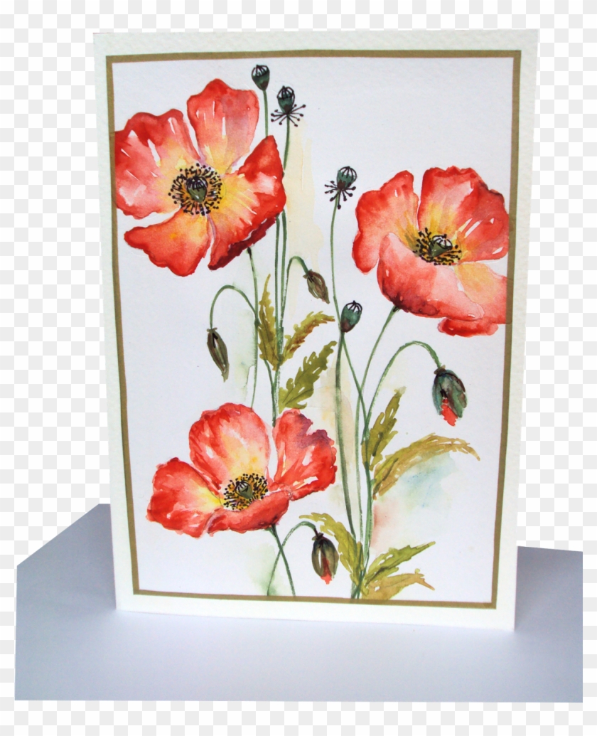 Poppy Trio - Poppy Buds Paintings #364174