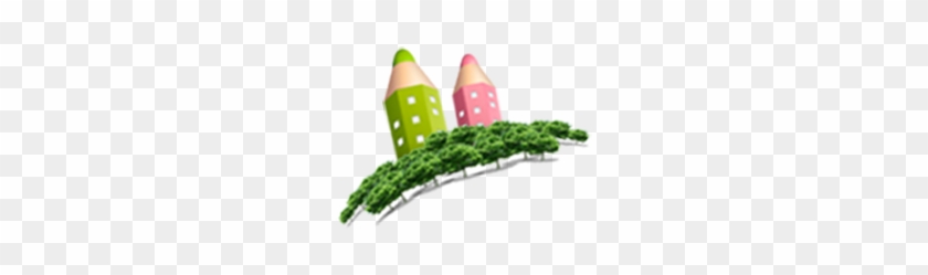 Cartoon Pencil Building 600*600 Transprent Png Free - Snap Pea #364249