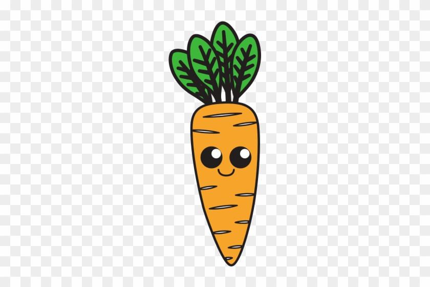 Kawaii Carrot - Vector Graphics #364244