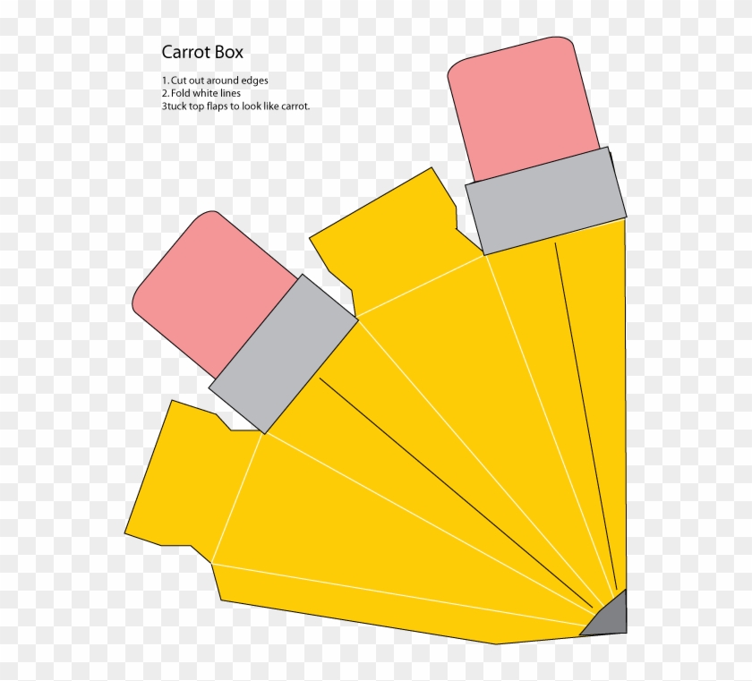 Caja En Forma De Lápiz Más - Caja En Forma De Lapiz #364296