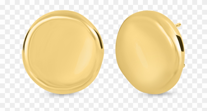 Roberto Coin Large Button Earrings - Eye Shadow #364353
