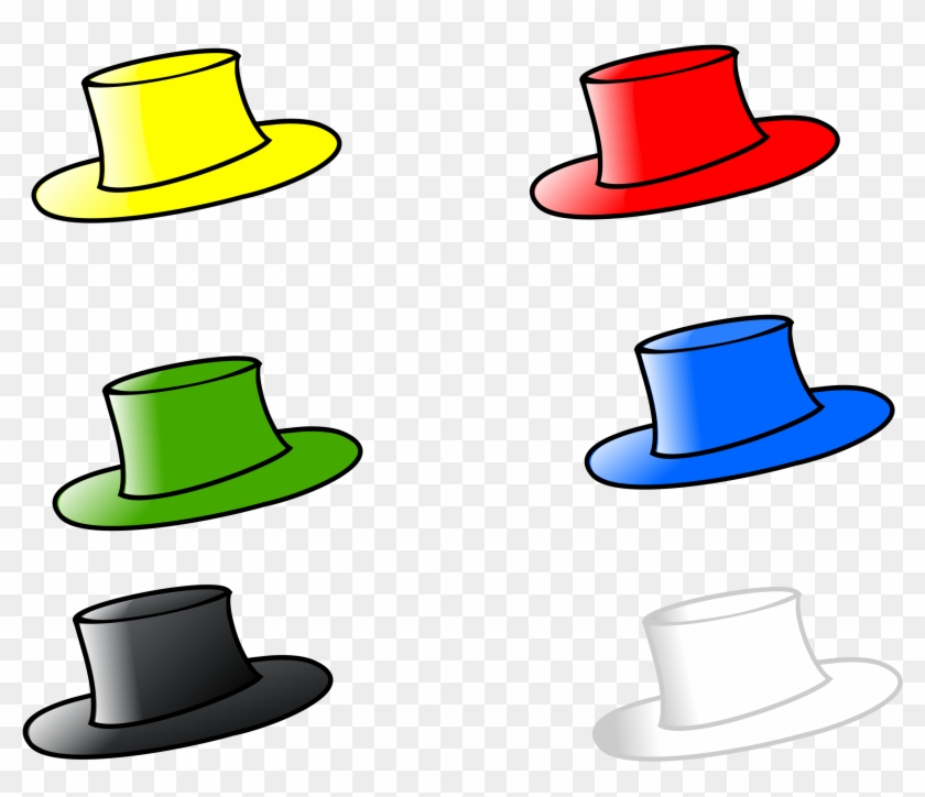 Western Clip Art Black And White Download - Six Thinking Hats #364394