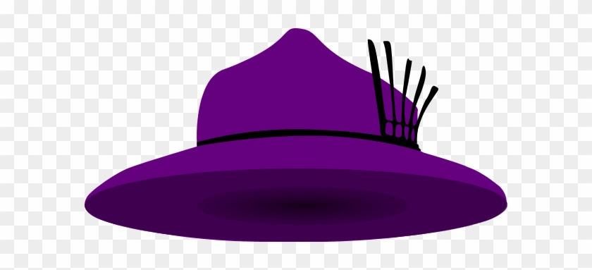 Girl Scout Hat Clipart - Purple Hat Clip Art #364481