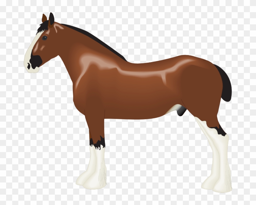 Medium Image - Clydesdale Horse Clipart #364528