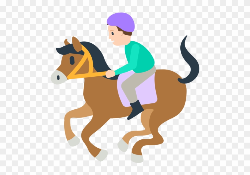 Mozilla - Horse Riding Emoji #364562