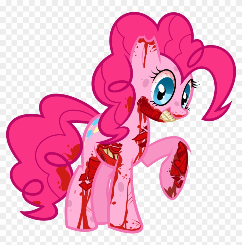 Zombie Pinkie Pie From My Little Pony By Dragoart - My Little Pony Png #364574