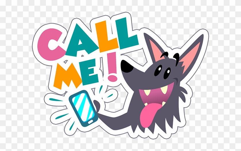 Cute Funny Dog Comic Stickers Messages Sticker-11 - Cartoon #364645