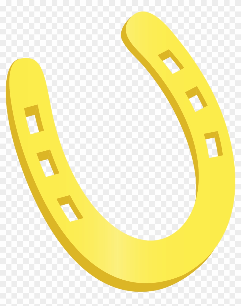 Horse Shoe Clipart Horseshoe - Gold Horseshoe Clipart #364758