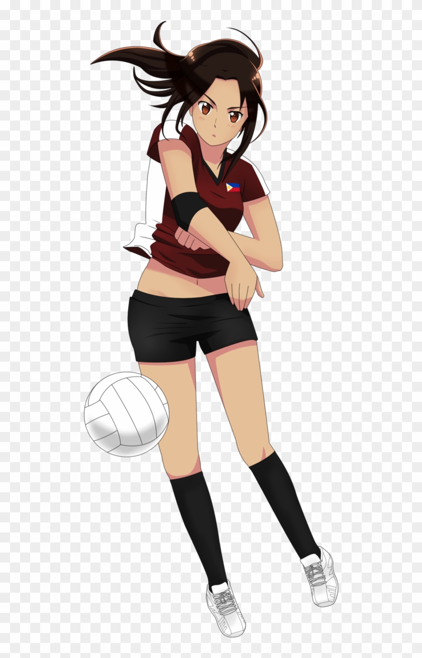 Volleyball By Exelionstar - Anime Girl Playing Volleyball #364788