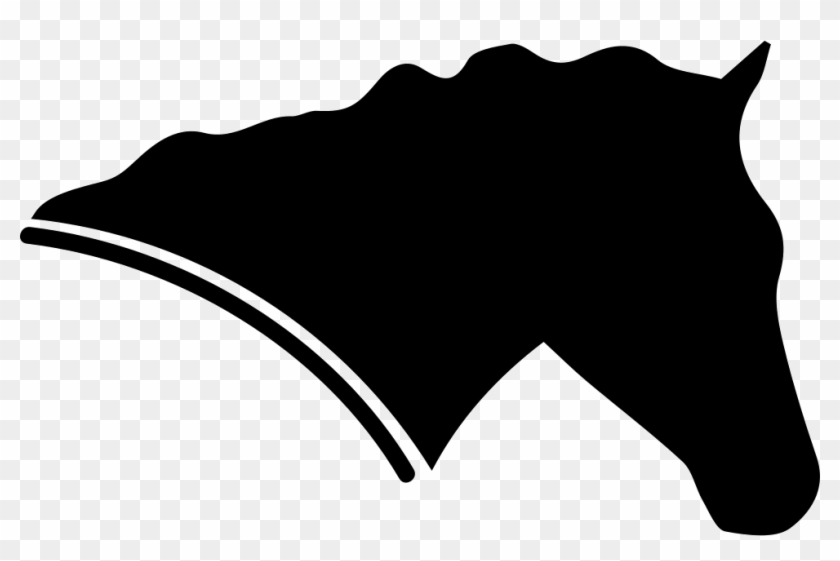 Horse Head Side View Facing The Right Silhouette Comments - Scalable Vector Graphics #364871