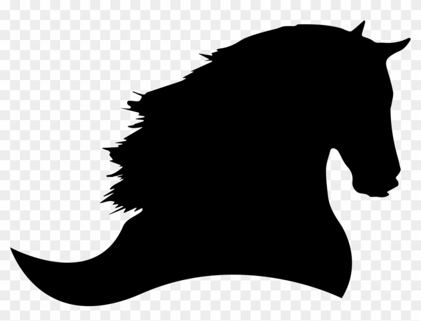 Horses, Horse Silhouette, Horse Variant, Right, Horse, - Horse Head Silhouette Png #364899
