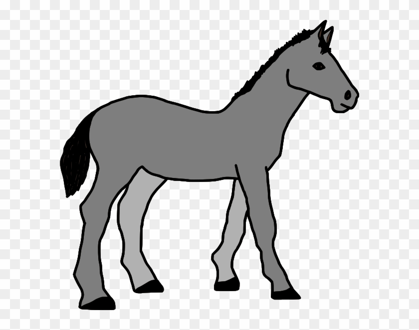 Grey Horse Clip Art At Clker - Horse #364916