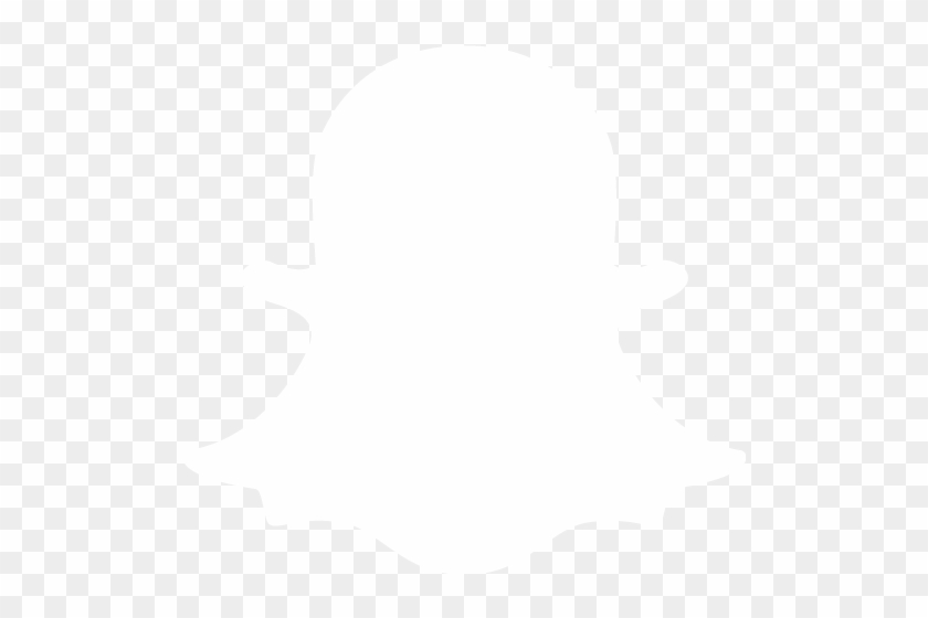 Snapchat - Snap Logo Png White #364945