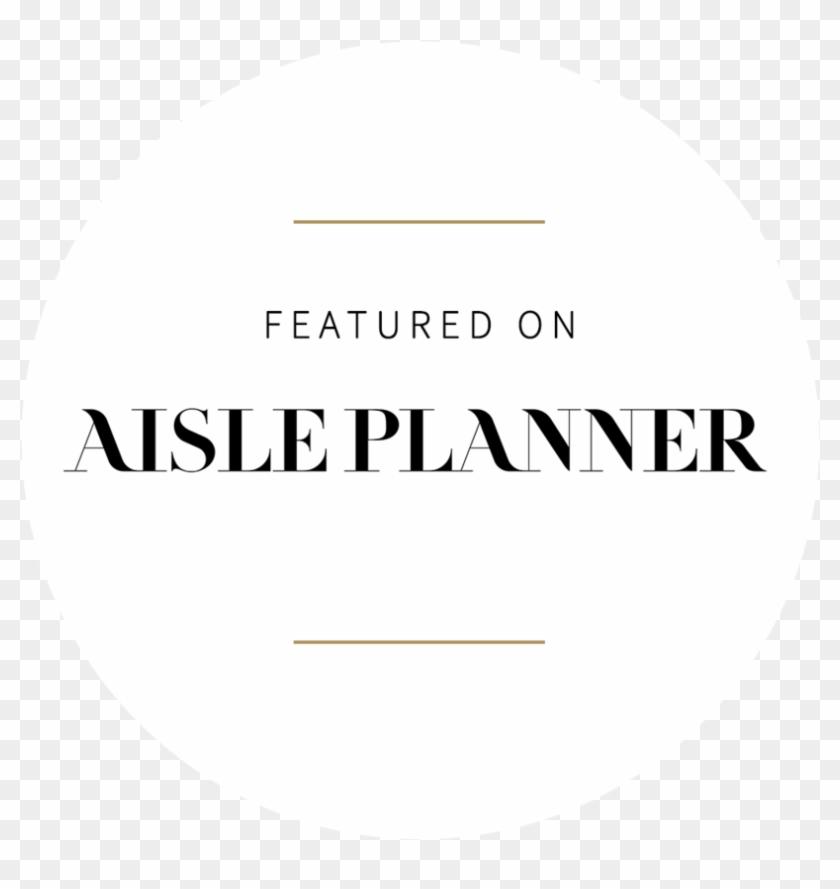 Featured On Aisle Planner White - Circle #364946