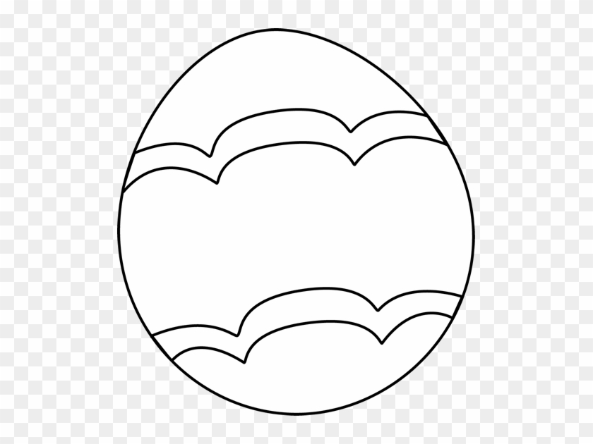 Chic Design Easter Egg Black And White Clipart Decorated - Black And White Easter Egg Clip Art #365012