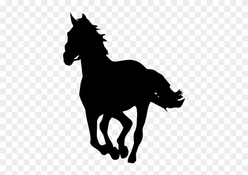 Horse, Animal, Galloping, Shape, Silhouette, Black, - Galaxy Unicorn #365061