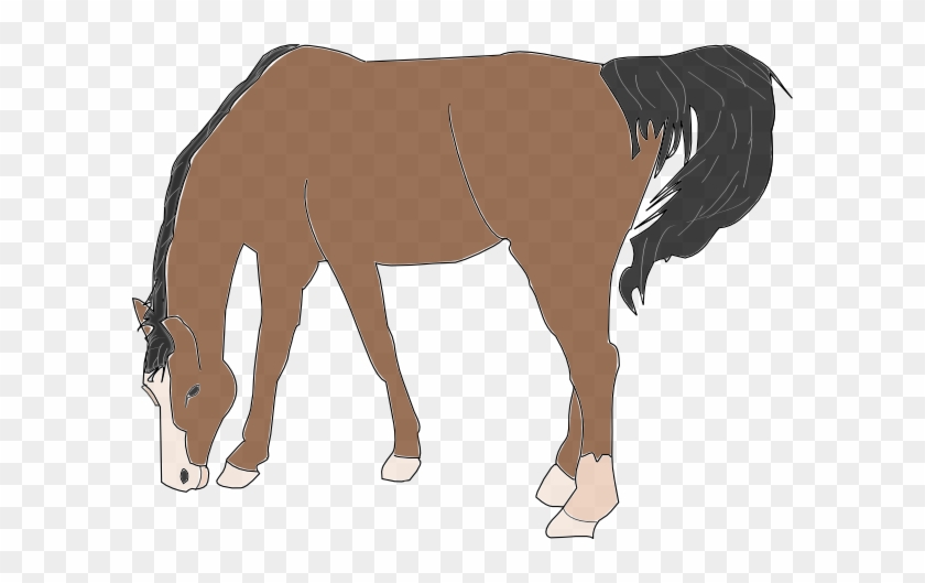 Horse Eating Clip Art #365123