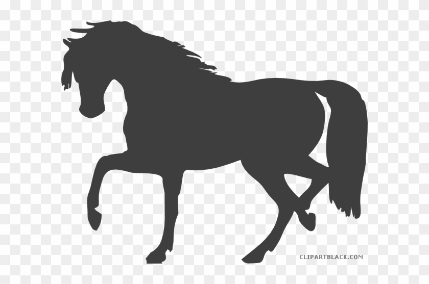 Horse Quality Animal Free Black White Clipart Images - Horse Silhouette No Background #365137