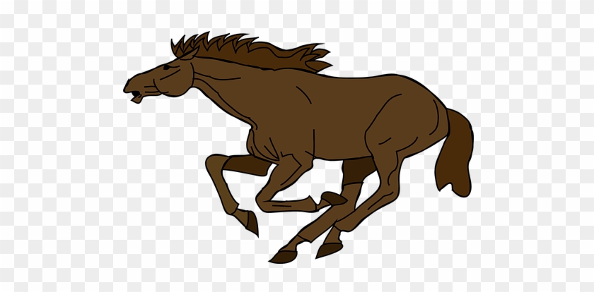 Horse Galloping Mare Running Gallop Fast E - Horse Running Clip Art #365146