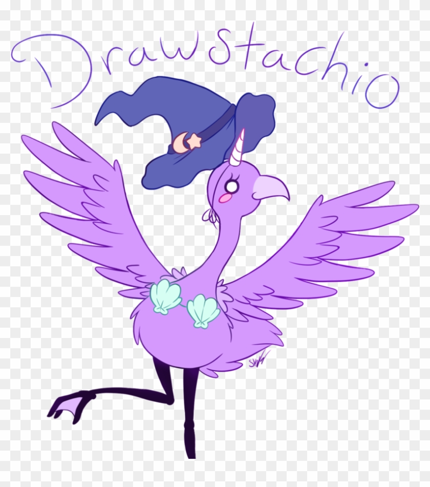 I Am A Purple Flamingo By Drawstachio - Illustration #365200
