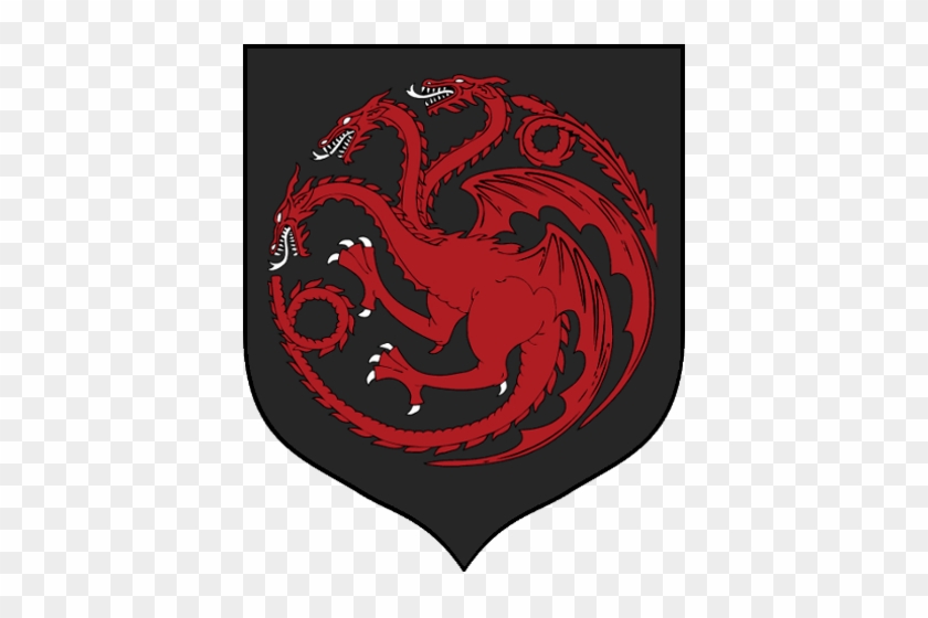 House Targaryen Main Shield - Game Of Thrones House Targaryen #365202