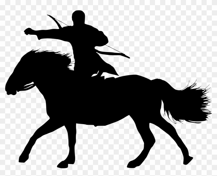 4 Horse Archer Silhouette - Horse #365241