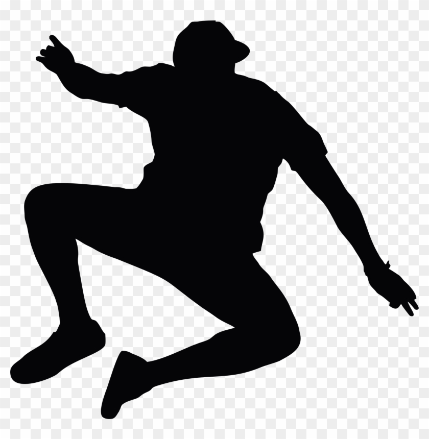 Jumping Man Silhouette - Jumping People Silhouette Png #365247