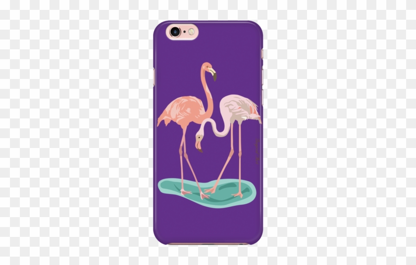 Iphone 6/6s, 'flamingos' **original Art Print By Ingrid - Mobile Phone #365295