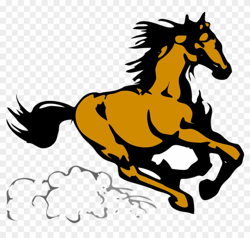 Horse, Animal, Fast, Mammal, Speedy, Equine - Running Stallion Shower Curtain #365534