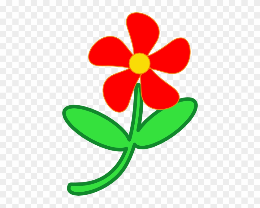 Red Flower Clip Art #365625