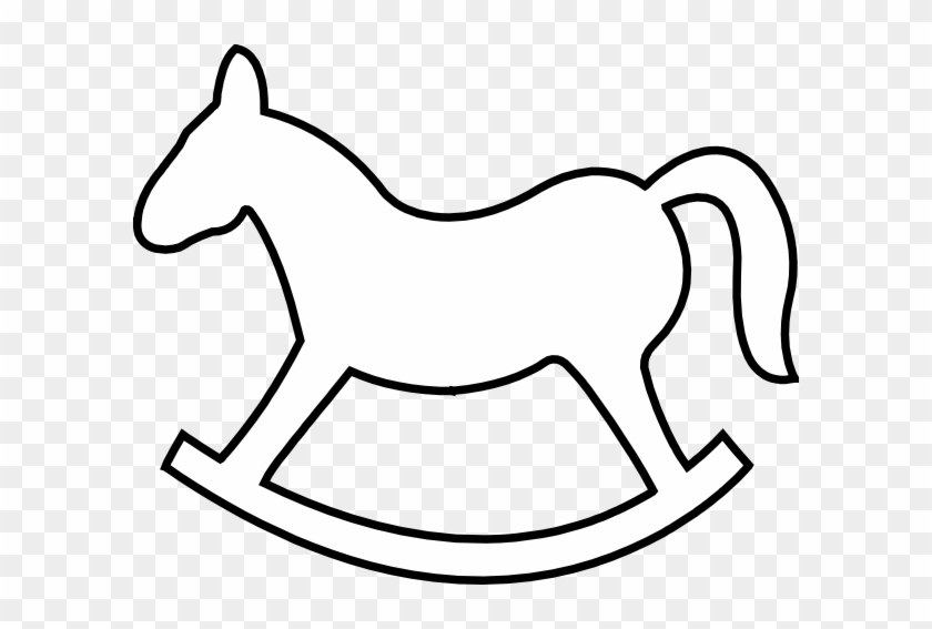 Original Png Clip Art File Rocking Horse Outline Svg - Clip Art #365636