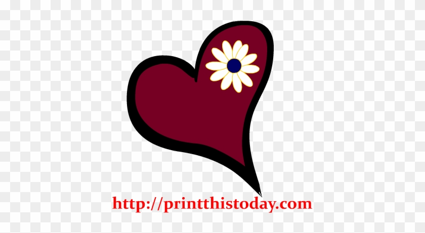 Love Clipart Cute Heart - Cute Hearts And Flowers Clipart #365642