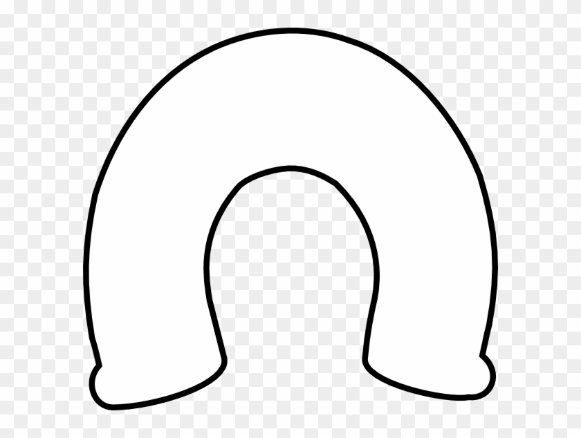 Horse Shoe Outline - Horse Shoe Outline #365659