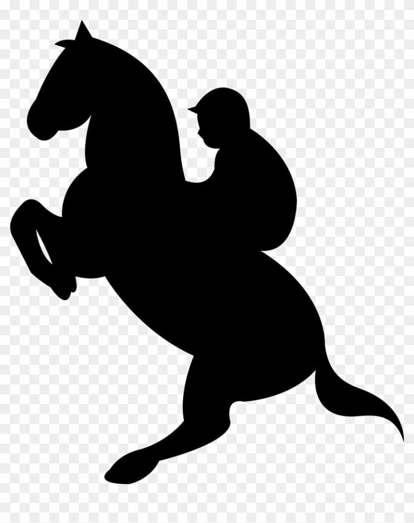 Stand Up Horse With Jockey Comments - Overwatch Soldier 76 Silhouette #365676