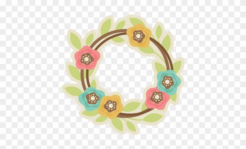 Spring Wreath Svg Cutting File Free Svg Cut Files Free - Scalable Vector Graphics #365693