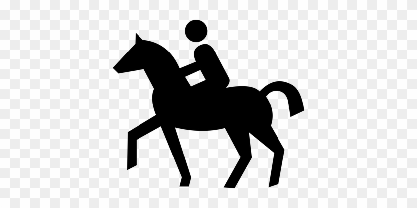 Man, Male, Boy, Human, People, Person - Riding A Horse Clipart #365711