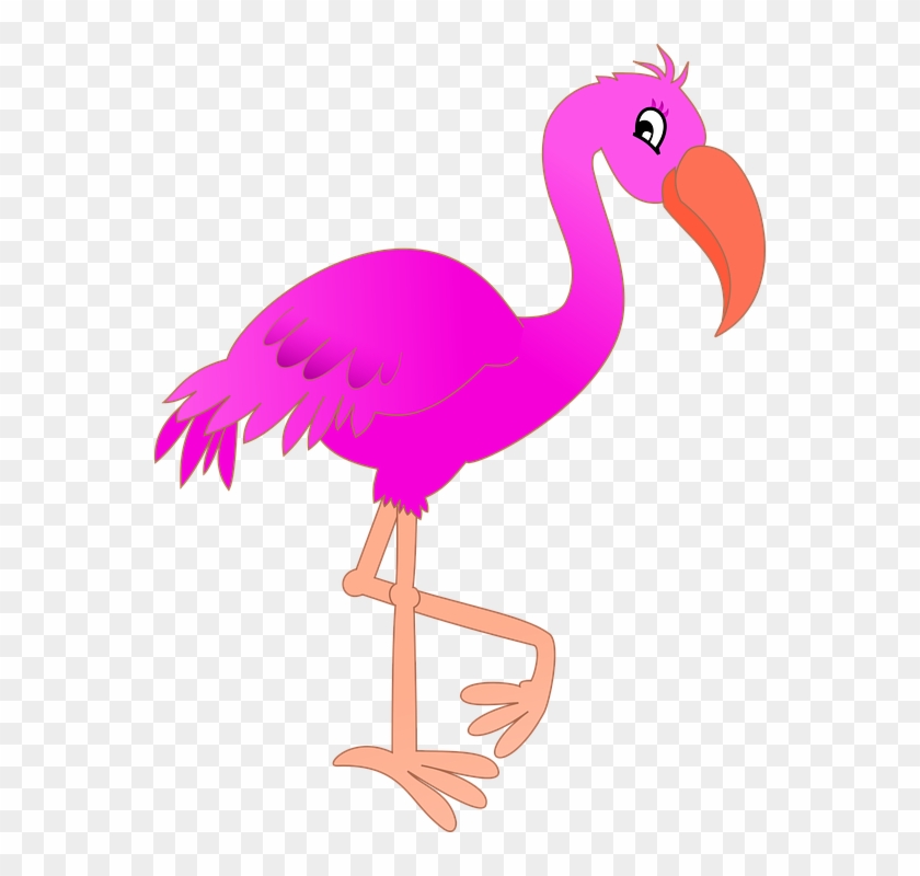 Cute Bird Cliparts 25, - Flamingo Png #365741