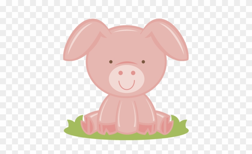 Baby Pig Svg Cutting File For Scrapbooking Free Svg - Baby Pig Illustration Png #365740