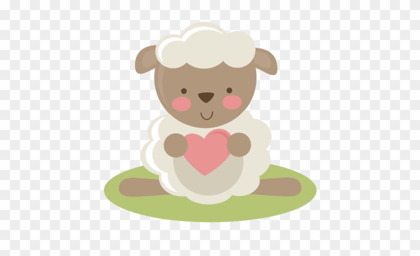 Cute Lamb Svg File For Scrapbooking Lamb Svg Cut File - Spring Bunny Clip Art #365760