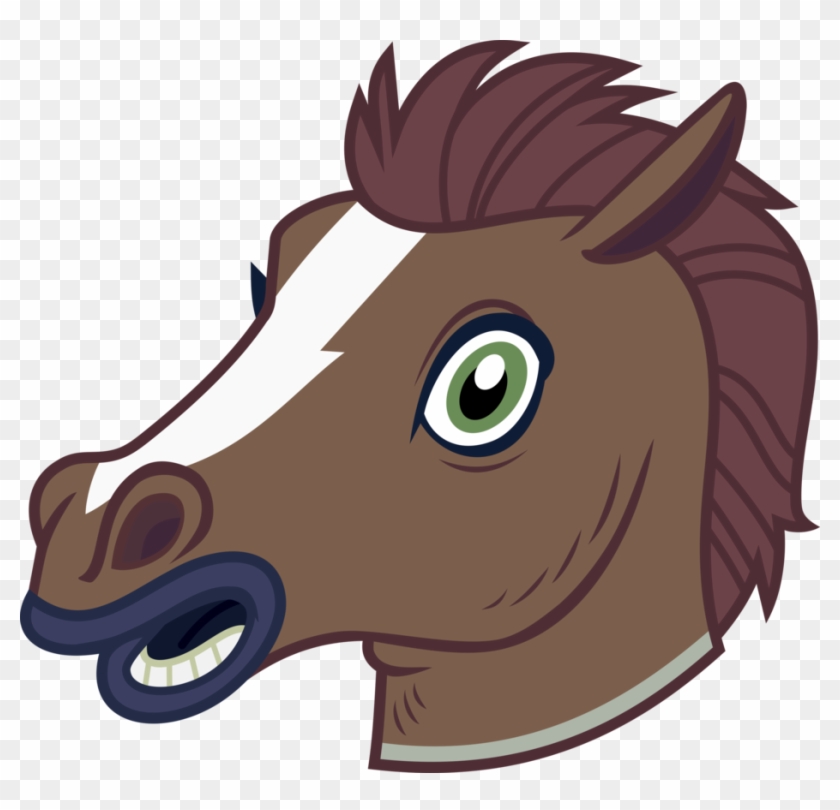 Mlp Fim Resources Vector By Luckreza8 - Horse Head Mask Vector #365777