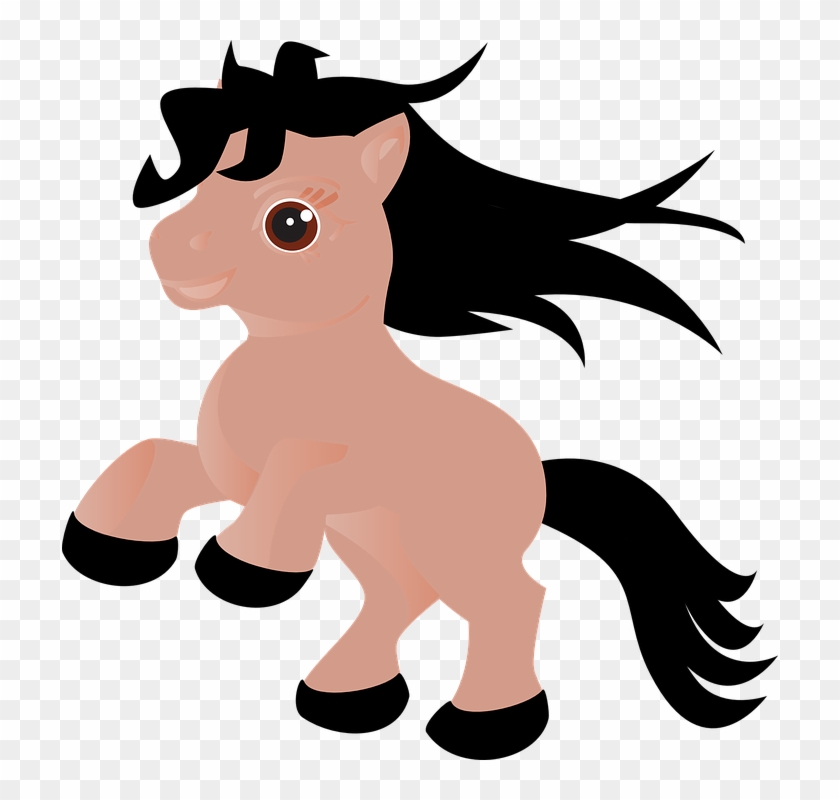 Stallion Clipart Pretty Horse - Cute Horse Png #365806