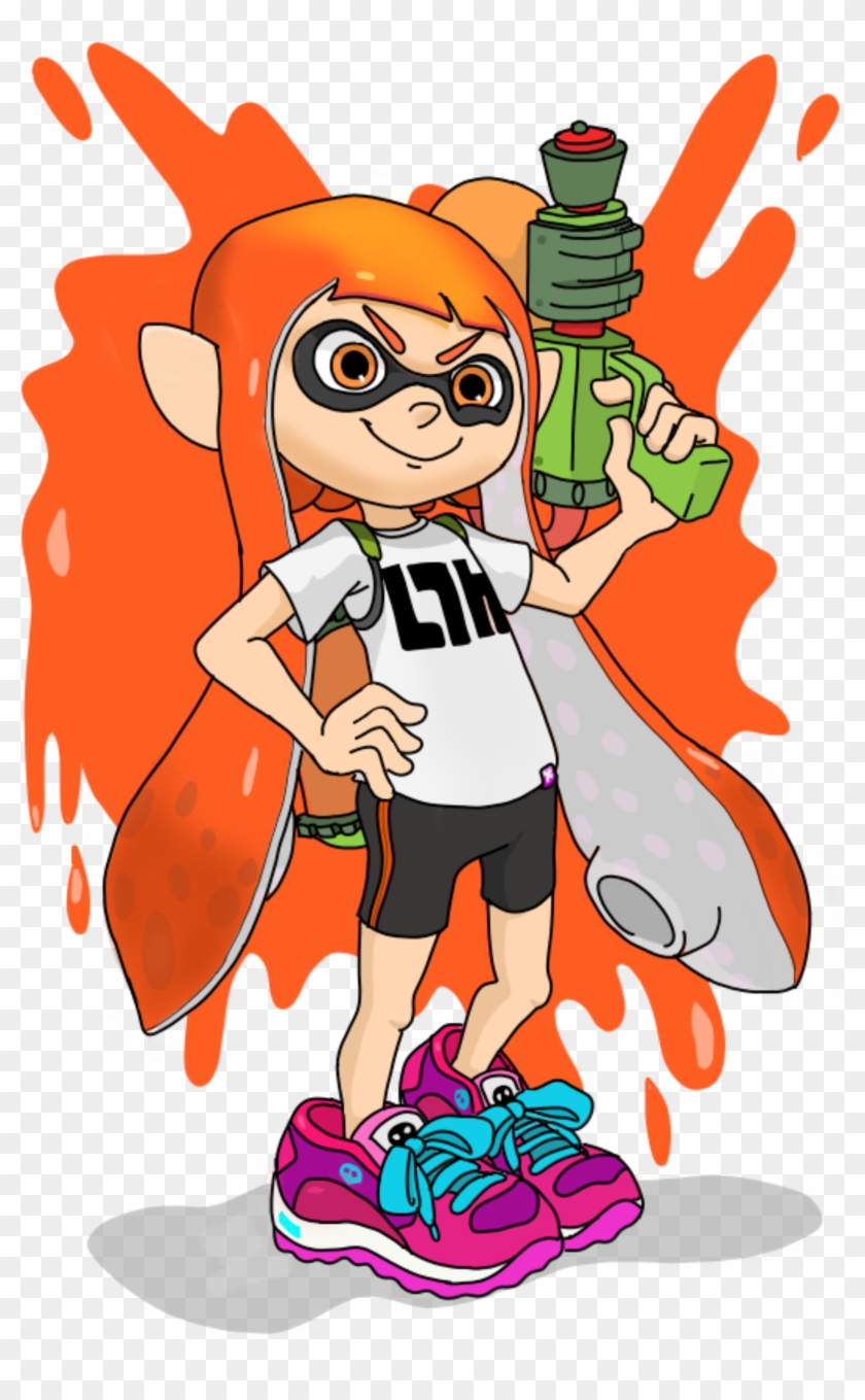 Inkling Girl By Spongedudecoolpants - Inkling Girl Fan Art #365865