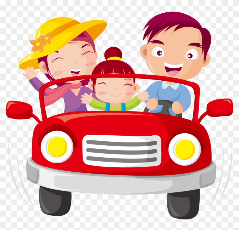 Car Child Clip Art - Kids In A Car Clipart #365889