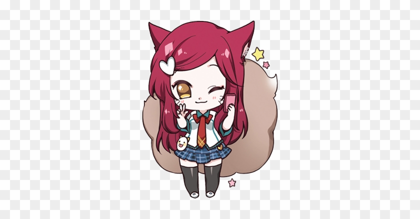 Chibi Girl Emoji - Anime Girls Emojis Transparent #365945