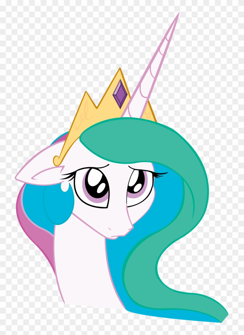 Princess Celestia Twilight Sparkle Derpy Hooves Pony - Mlp Celestia Face #365970