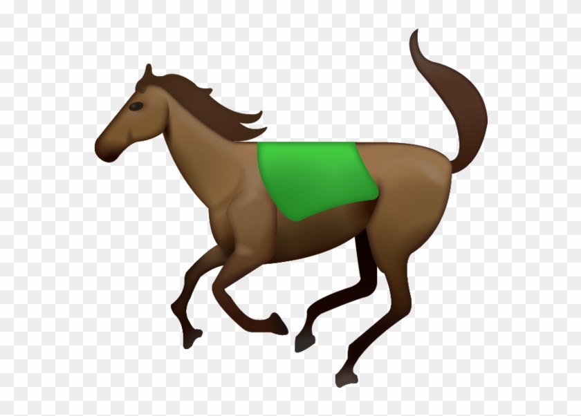 Download Running Horse Iphone Emoji Icon In Jpg And - Horse Emoji #365976