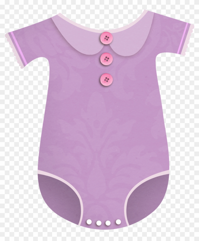 B *✿*little Love Girl - Baby Clothes Clipart Pink And Violet #365980