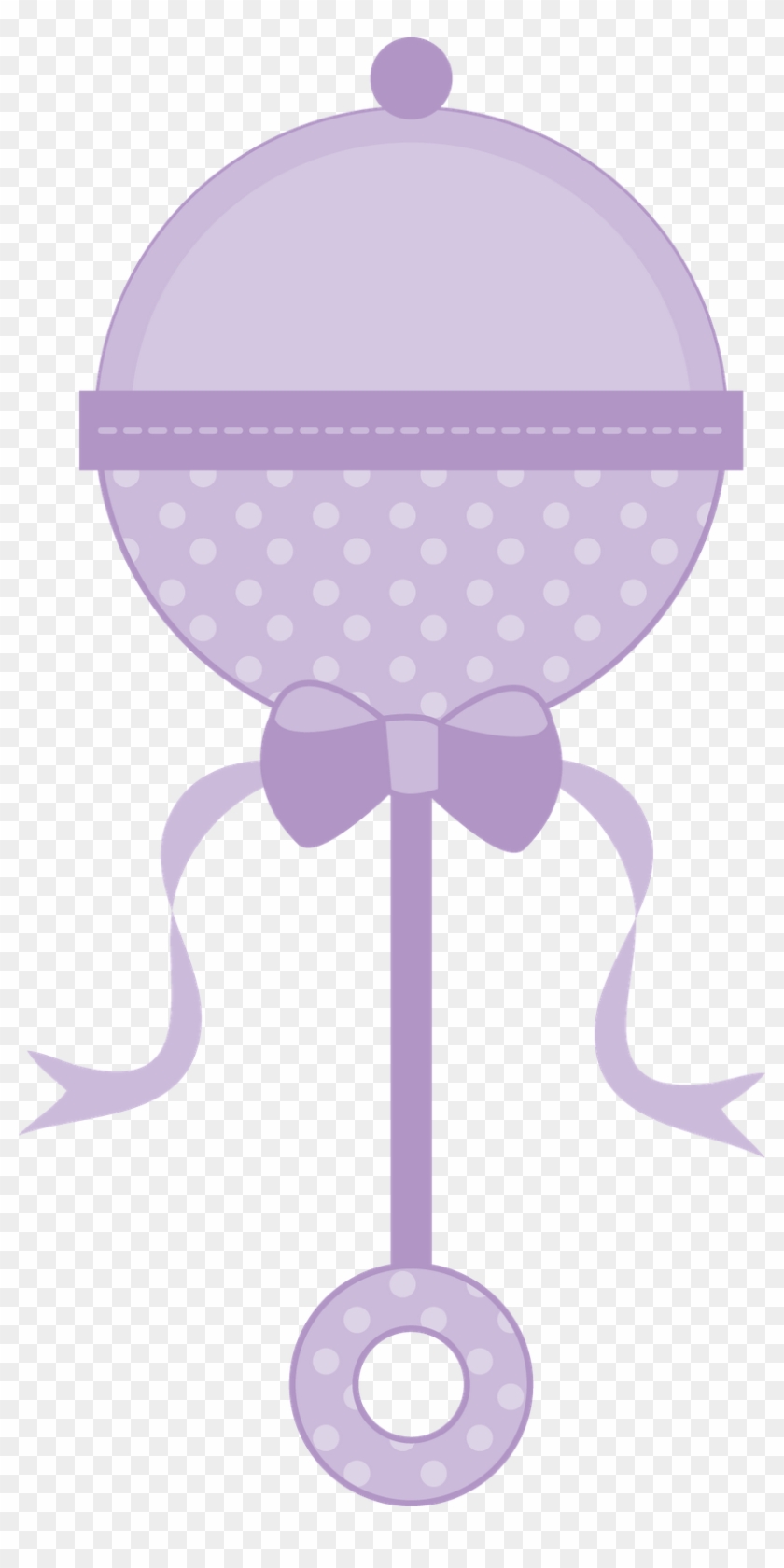 Purple Baby Rattle Clipart #366007